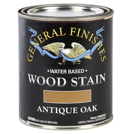 General Finishes 1 Qt Antique Oak Wood Stain Water-Based Penetrating Stain WOQT